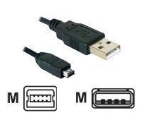Delock Câble USB USB-Mini-B mâle, USB-A mâle 1.50 m 82208