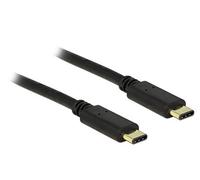 DeLOCK Cable USB Type-C 2.0 Male to USB Type-C 2.0 Male 2.0 m Black