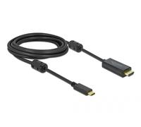 DELOCK Câble USB Type-C > HDMI (DP Alt Mode) 4K 60Hz 3m actif