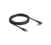 DeLOCK Câble USB Type-C vers Acer 5.5 x 1.7 mm, 1.5m, 20V, Connecteurs mâle-mâle, USB-C droit, 5.5x1.7mm coudé, Diamètre 4mm