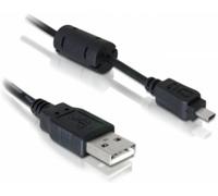 Delock Câble USB USB 2.0 USB-A mâle, UC-E6 1.83 m noir 82414