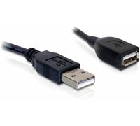Delock Câble USB USB 2.0 USB-A mâle, USB-A femelle 0.15 m noir 82457