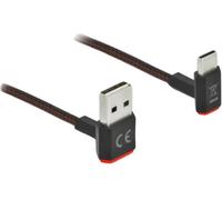 DeLock Câble USB 85274 – 0,2 m USB 2.0 USB A vers USB C Noir