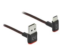 Delock Câble USB USB 2.0 USB-A mâle, USB-C® mâle 0.50 m noir 85275