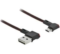 DeLOCK 85269 câble USB 0,2 m USB 2.0 USB A Micro-USB B Noir