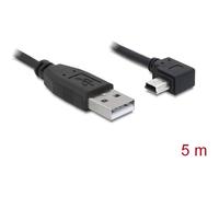 Delock Câble USB USB 2.0 USB-A mâle, USB-Mini-B mâle 5.00 m noir 82684