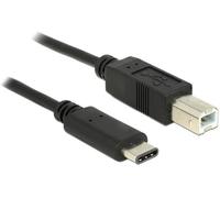 Delock Câble USB USB 2.0 USB-B mâle, USB-C® mâle 0.50 m noir 83328