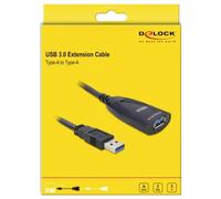 Delock Câble USB USB 3.0 USB-A mâle, USB-A femelle, Prise femelle DC 3,5 mm