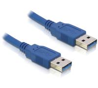 Delock Câble USB USB 3.0 USB-A mâle, USB-A mâle 0.50 m bleu 83121