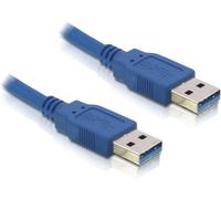 Delock Câble USB USB 3.0 USB-A mâle, USB-A mâle 1.50 m bleu 82430