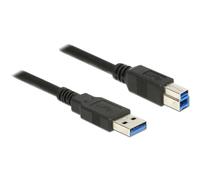 DeLOCK 85065 câble USB USB 3.2 Gen 1 (3.1 Gen 1) 0,5 m USB A USB B Noir
