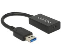 Delock Câble USB USB 3.2 Gen2 USB-A mâle, USB-C® femelle 0.15 m noir 65698