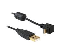 Delock - Câble USB - USB (M) pour Micro-USB de type B (M) - 1 m - connecteur à 90°