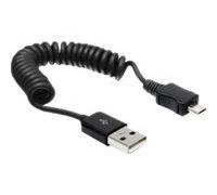 DeLOCK USB 2.0-A/USB micro-B 0.6m câble USB 0,6 m USB A Micro-USB B Noir