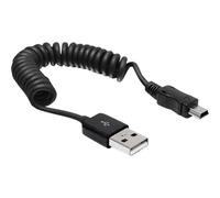DeLOCK USB 2.0/USB Mini 0.6m câble USB 0,6 m USB A Mini-USB A Noir