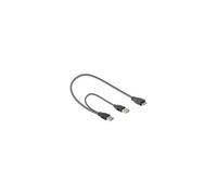 Delock - Câble USB - USB type A (M) pour USB (alimentation uniquement), Micro-USB de type B (M) - USB 3.0 - 20 cm