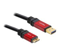 DELOCK Câble USB3.0 A -> Micro-B St/St 3.00m Premium
