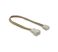 DeLOCK Câble Ventilateur 4-pin 0,2m - Connecteur Molex (4-pin) vers Molex (4-pin) - Longueur 20cm - Référence DeLOCK 82429