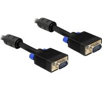 DELOCK Câble VGA D-Sub15 -> D-Sub15 mâle/mâle 5.00m noir