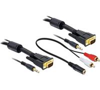 DeLOCK Câble VGA + son 2m mâle-mâle