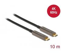 DeLOCK Câble vidéo USB-C optique actif 4K 60 Hz 10 m