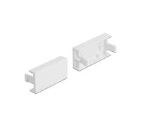DeLOCK Cache Module Easy 45, 45 x 22.5 mm, Blanc, Plastique, Set de 10 Pièces pour Supports de Module Easy 45