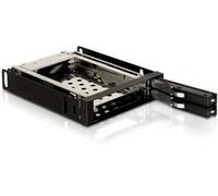 DELOCK Cadre amovible 2x 2,5" SATA HDD dans baie 3,5" sw