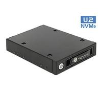 DeLock Cadre amovible 3.5' pour 1x SSD U.2 NVMe 2.5'/SATA, HDD SAS, SSD