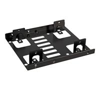 DELOCK Cadre de Montage 8,89 cm 101,6 mm 146 mm > 2 x 6,35 cm, Disque Dur 70 mm 100 mm Noir, 3,5" > 2 x 2,5".