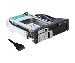 DeLOCK "Cadre d''échange 5,25"" pour 1 x 2,5 + 1 x 3,5 SATA, Cadrage"