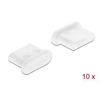 DeLOCK Capot blanc pour USB Type-C femelle sans prise, 10 pièces