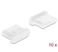 DeLOCK Capot blanc pour USB Type-C femelle sans prise, 10 pièces