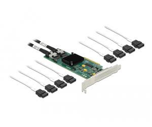 DeLOCK Carte 8 ports SATA PCI Express x8 avec câble de connexion