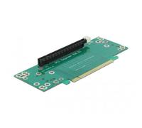 Delock Carte adaptateur PCI Express x16 vers x16 insertion gauche, PC : accessoires, Vert