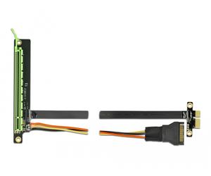 DeLOCK Carte d'adaptation PCI Express x1 à x16, avec câble flexible de 30 cm