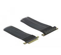 DeLOCK Carte d'adaptation PCI Express x8 à x8, avec câble flexible de 30 cm