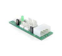 DeLOCK Carte de Distribution Ventilateur 6 Ports 5V/12V pour PC (Molex 3.5" ou FDD 4-pin) - Référence 25218