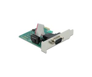 DeLOCK Carte Mini PCI Express vers RS-232 Série 90006, port DB9, Facteur de forme Low Profile, Compatible Windows/Linux, Code douane 84733020
