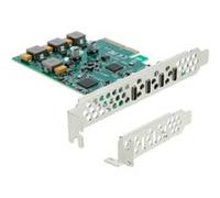 DeLOCK Carte PCI-E x4 vers 4 x USB-C 10 Gbps - Profil Bas, Contrôleur USB