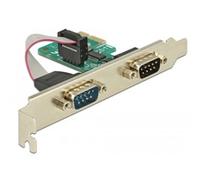 DeLOCK Carte PCI Express > 2 x Série RS-232, Adaptateur