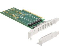 Delock Carte PCI Express 4.0 x16 vers 4 x interne NVMe M.2 clé M 110 mm - Bifurcation - Facteur de forme à profil bas - PCIe - M.2 - PCIe - Homme - Profil bas - PCIe 4.0 - Métallique
