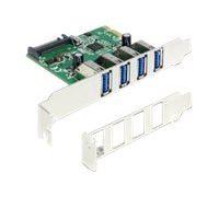 DeLOCK carte PCI Express, 4 x USB 3.0