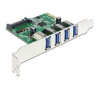 DeLOCK "Carte PCI Express > 4 x USB 3.0 externe, Carte d''interface"