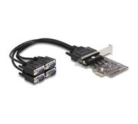 DeLOCK Carte PCI Express vers 4 x RS-232 en série