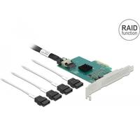 Delock Carte PCI Express vers 4 x SATA 6 Gb/s RAID et HyperDuo, Contrôleur mémoire