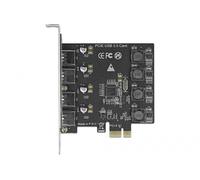 DeLOCK Carte PCI Express x1 vers 4 x externe USB Type-A femelle SuperSpeed USB (USB 3.2 Gen 1)
