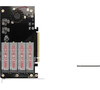 Delock Carte PCI Express x16 à 4 x Interne NVMe M.2 Key M