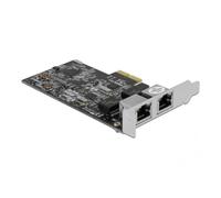 DeLOCK Carte PCI Express x2 vers 2 x 2,5 Gigabit LAN