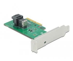 DeLOCK Carte PCI Express x4 vers 1 x internes SFF-8643 NVMe - Facteur de forme à profil bas