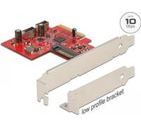 DELOCK Carte PCI Express x4 vers 2x USB interne 10Gbps TypE key